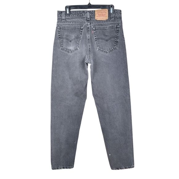 Vintage Levi's Jeans Men's 30x30 550 Relaxed Fit Tapered Leg Black Made In USA - Picture 1 of 10